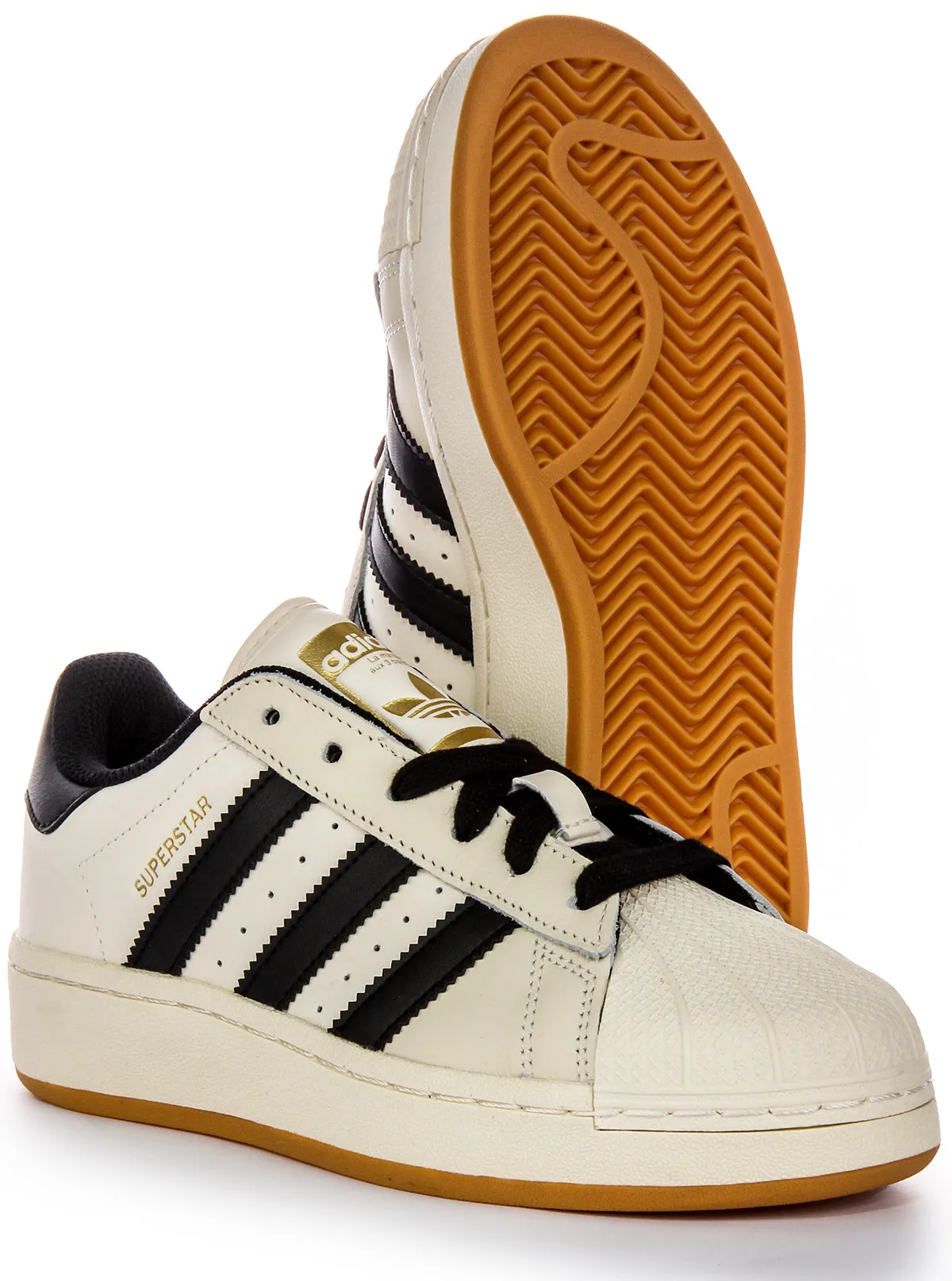 Adidas Superstar XLG in Creme für Damen Schuhe Adidas