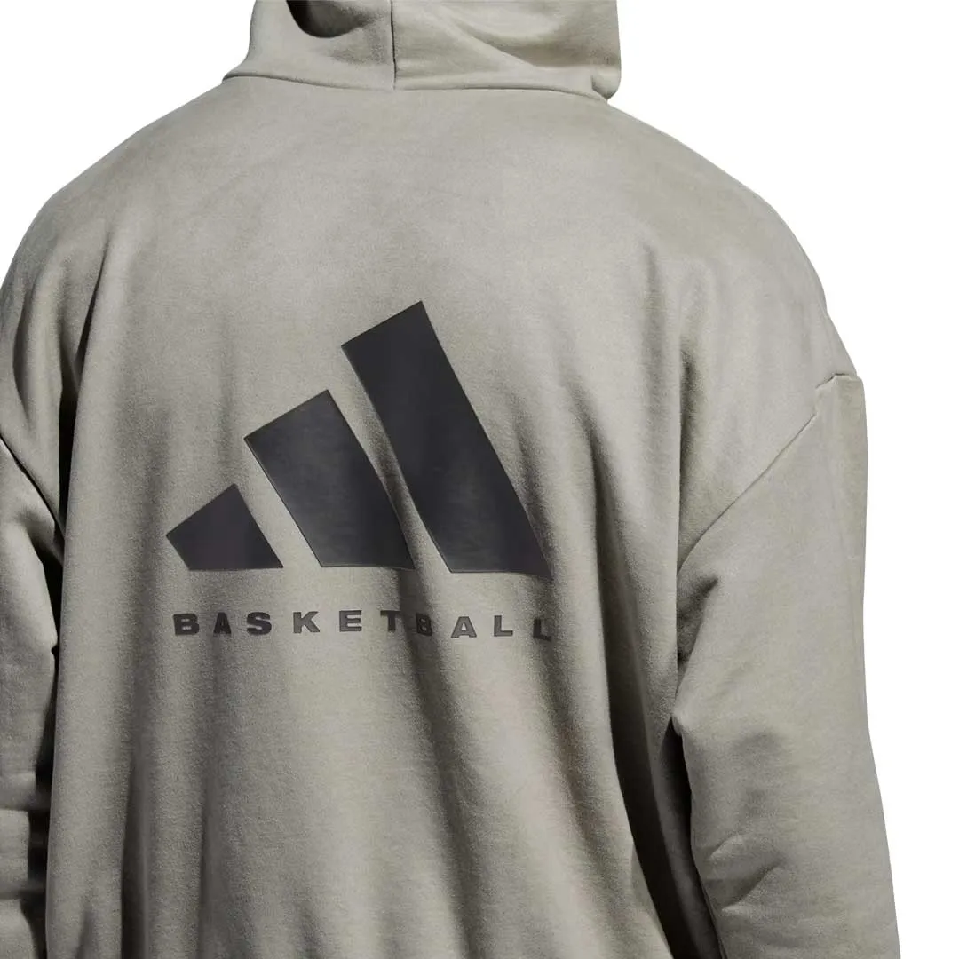 adidas - Unisex Basketball-Sweatshirt aus Wildleder (IN7707)