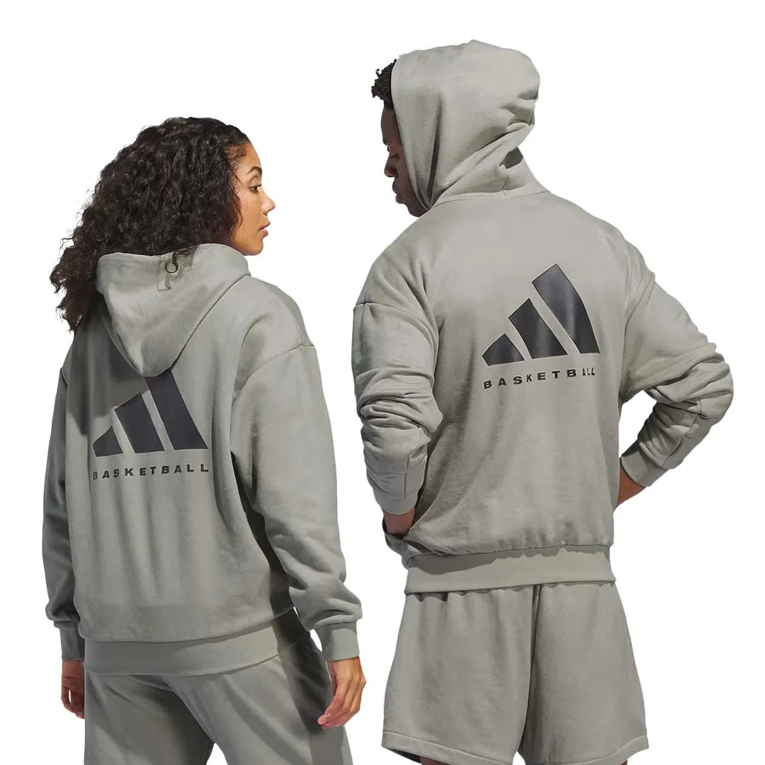 adidas - Unisex Basketball-Sweatshirt aus Wildleder (IN7707)