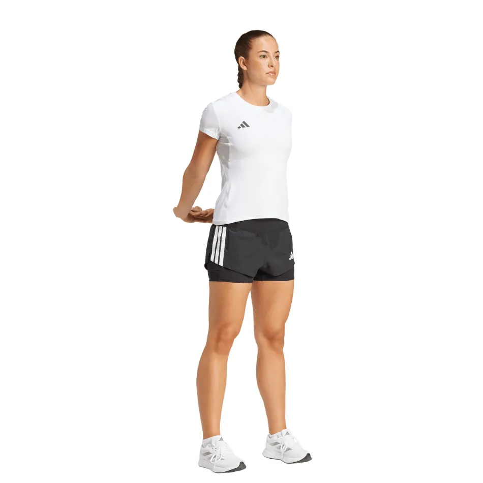 Adidas Damen Adizero 2 in 1 Shorts in Schwarz SS25 Schuhe_Adidas