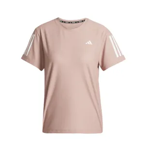 Adidas Damen Own The Run T-Shirt in Warmem Lehm SS25 Schuhe_Adidas