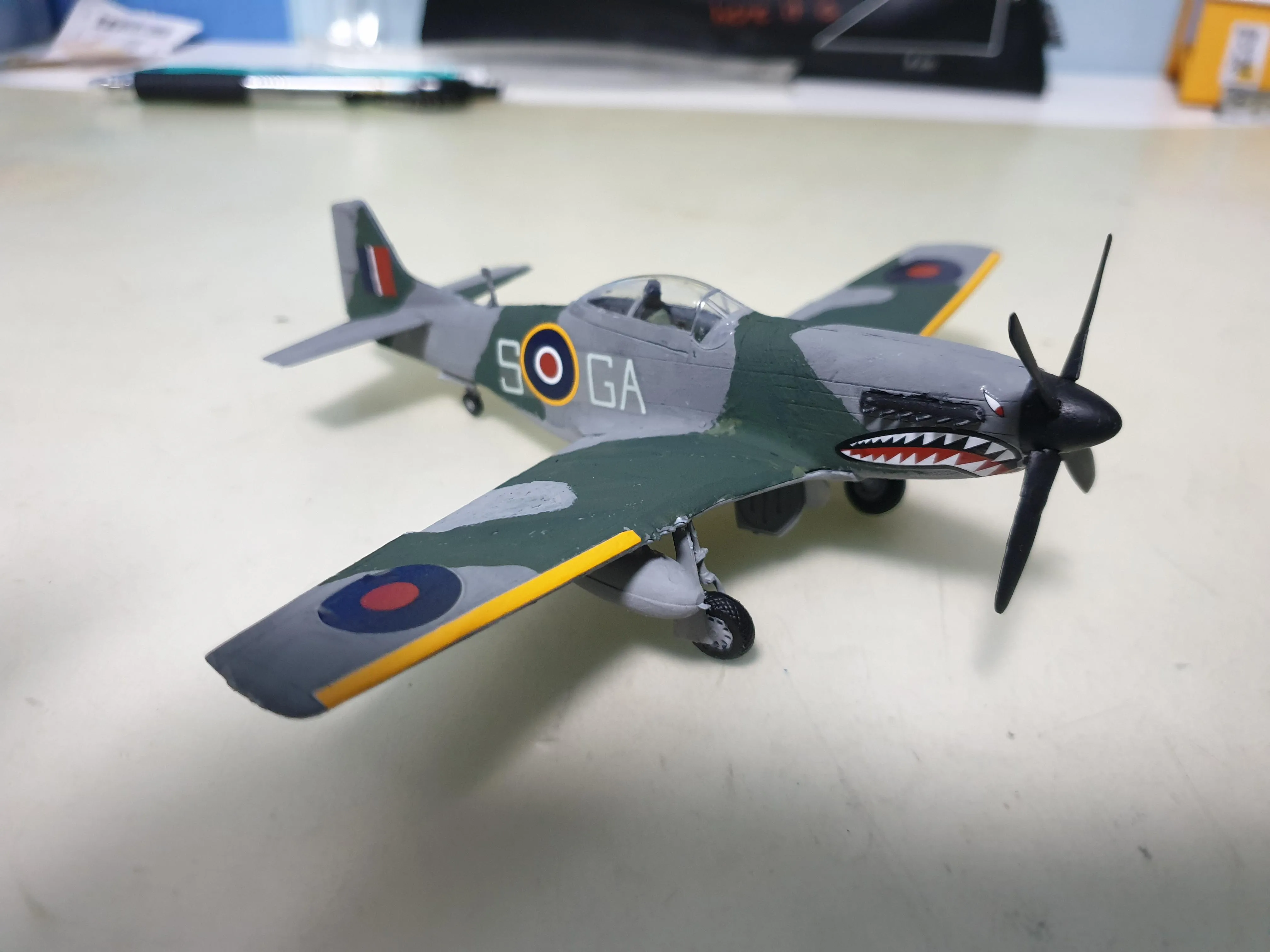 Airfix North American Mustang Mk.IV Kleines Starter-Set