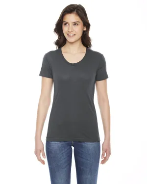 American Apparel BB301W Damen Kurzarm-Rundhalsausführung aus Polyester-Baumwolle-Mischgewebe