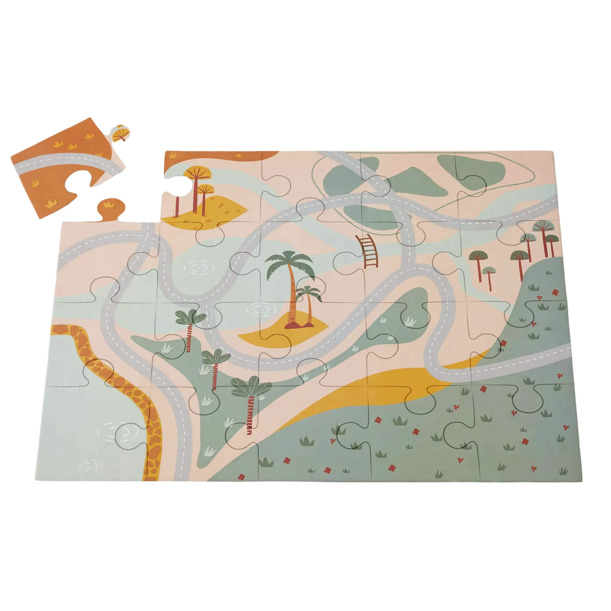 Tier-Puzzle | Zug-Set