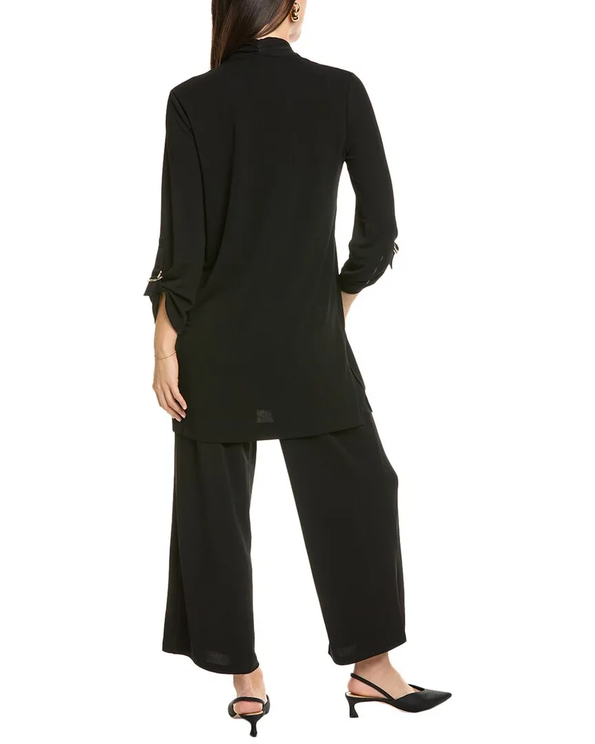 Anne Klein Drapierter Front-Cardigan mit D-Ring