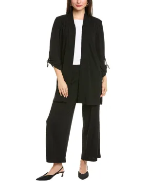Anne Klein Drapierter Front-Cardigan mit D-Ring