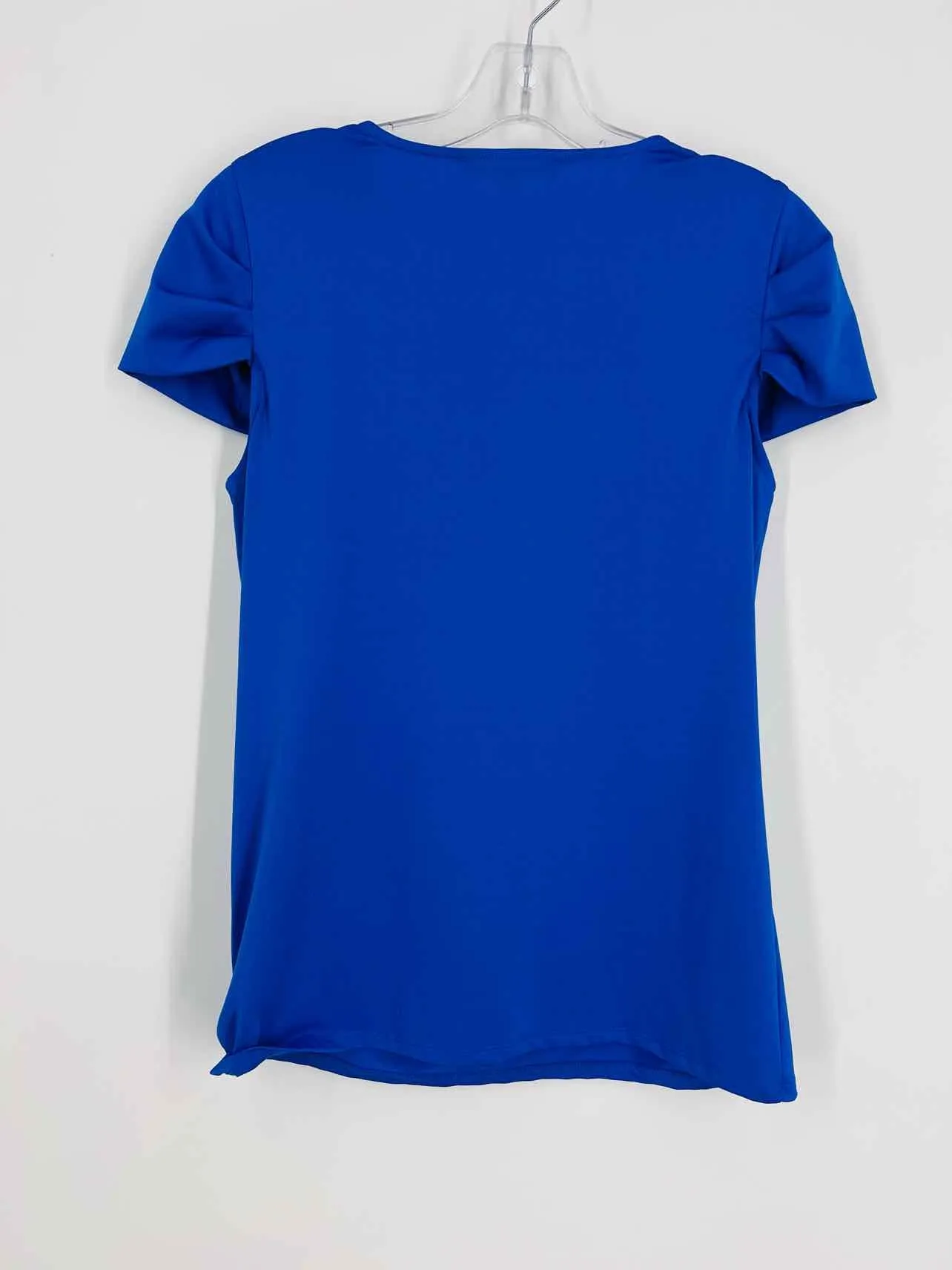 Antonio Melani Größe S Blaue Kapuzenpullover Top-Kurzarm