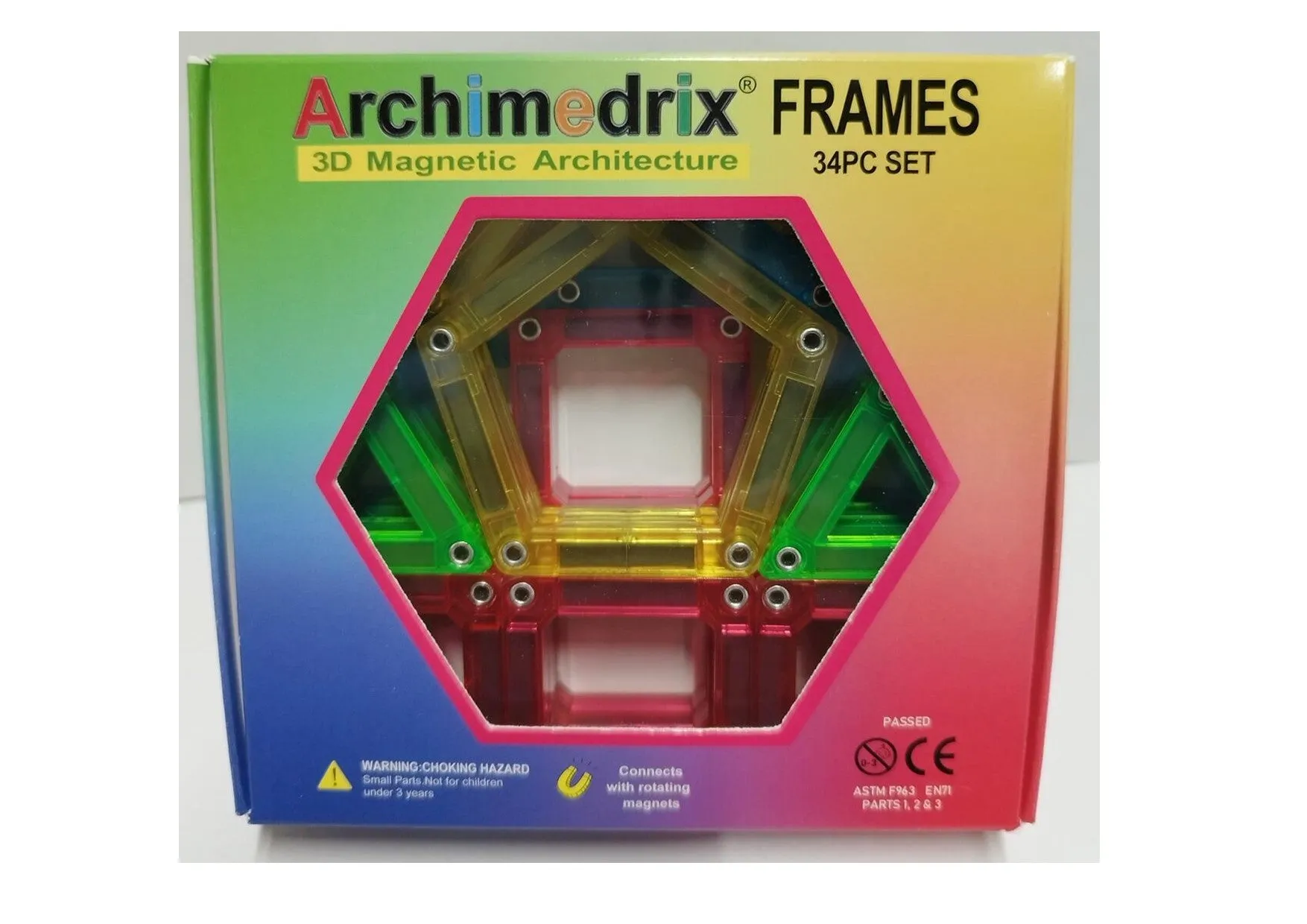 Archimedrix Junior Magnetische Kacheln 34-teiliges Set