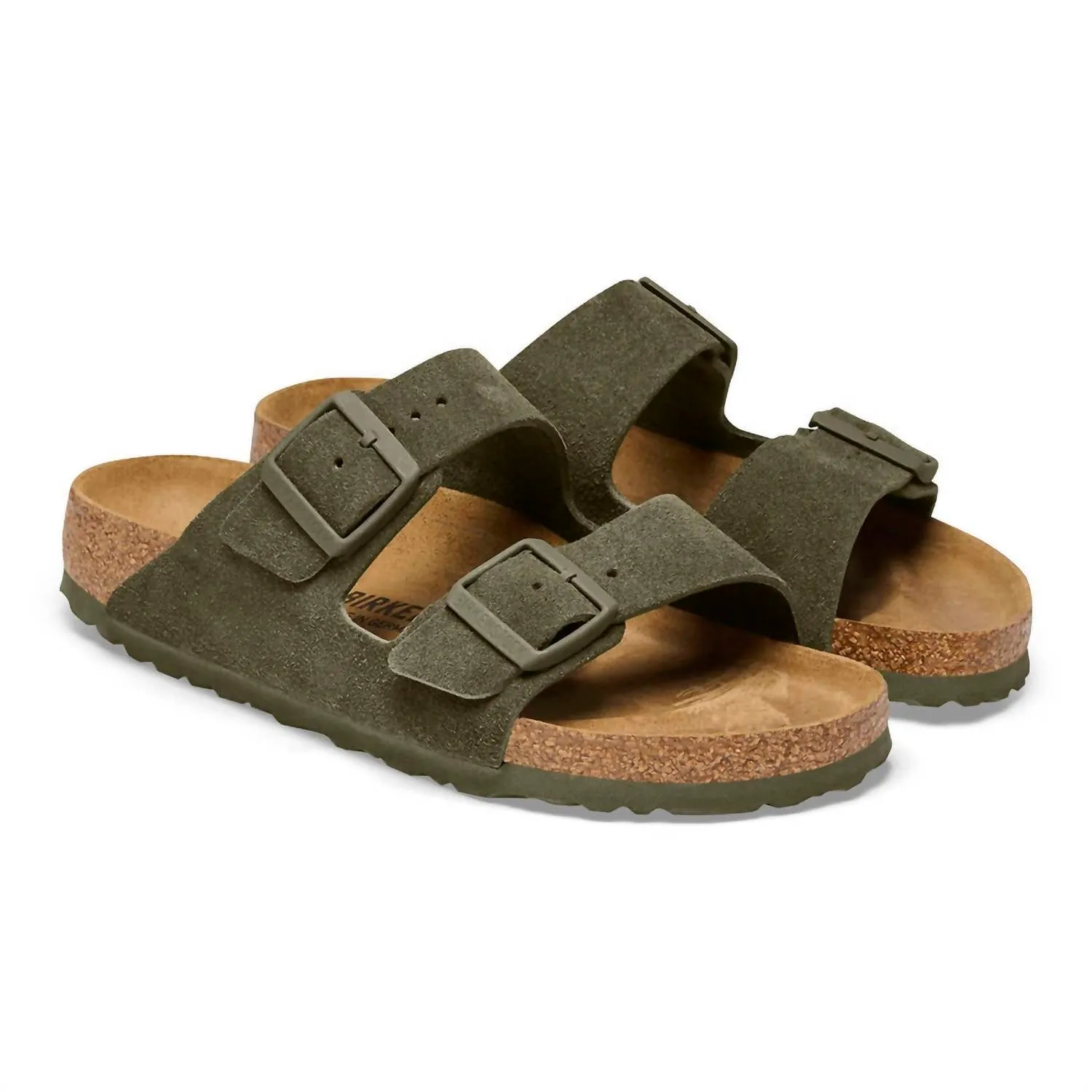 Arizona Wildleder Sandale Thymian Schmal/Mittel