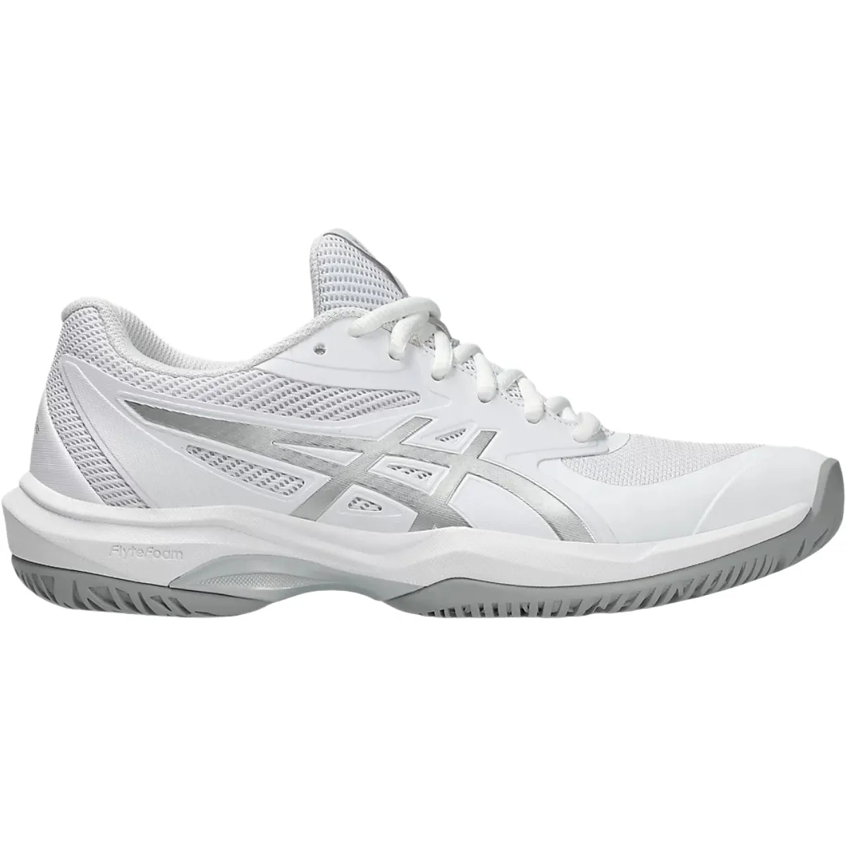 Asics Damen GAME FF - weiße/silberne Schuhe Asics Damen