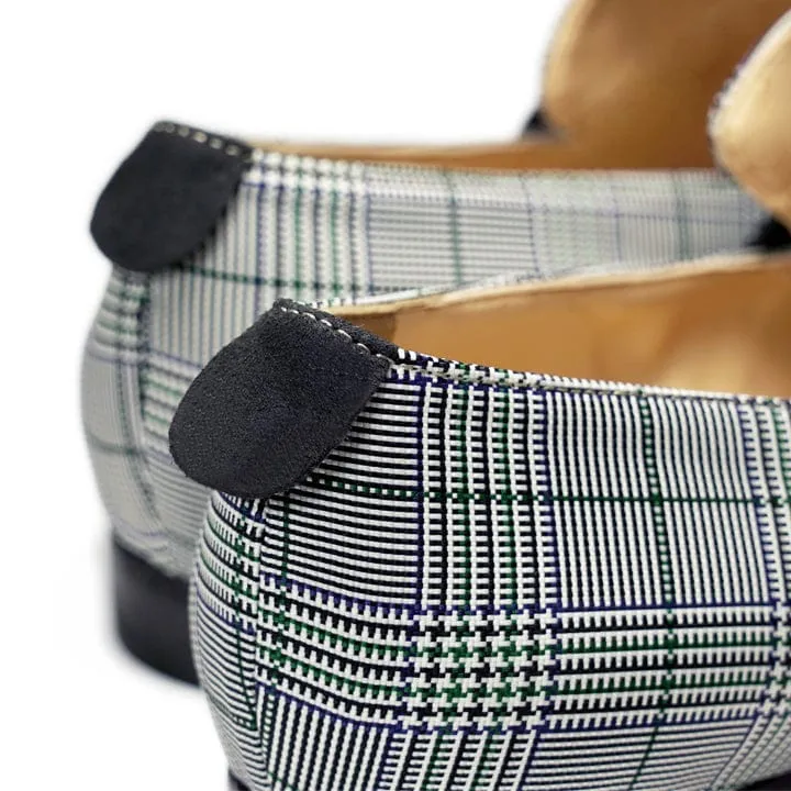 Aurora P.Galles Damen Vegane Mikrovelours Moccasins | Schwarz