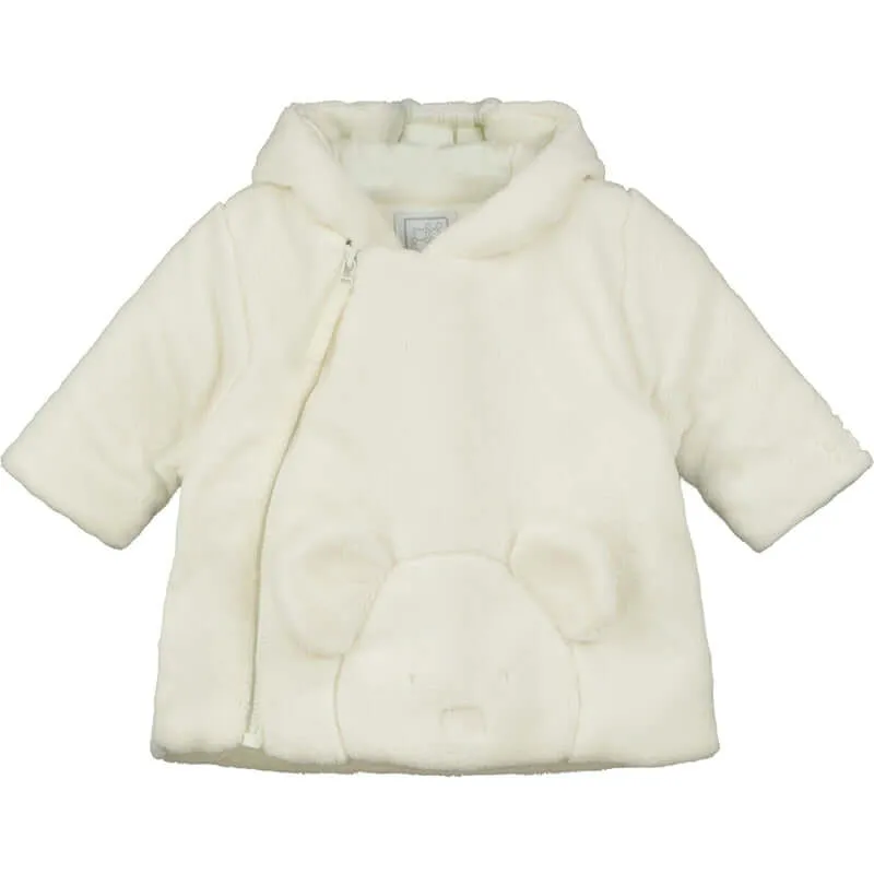 Baby Boys Axel Fleece Elfenbein Jacke mit Teddy