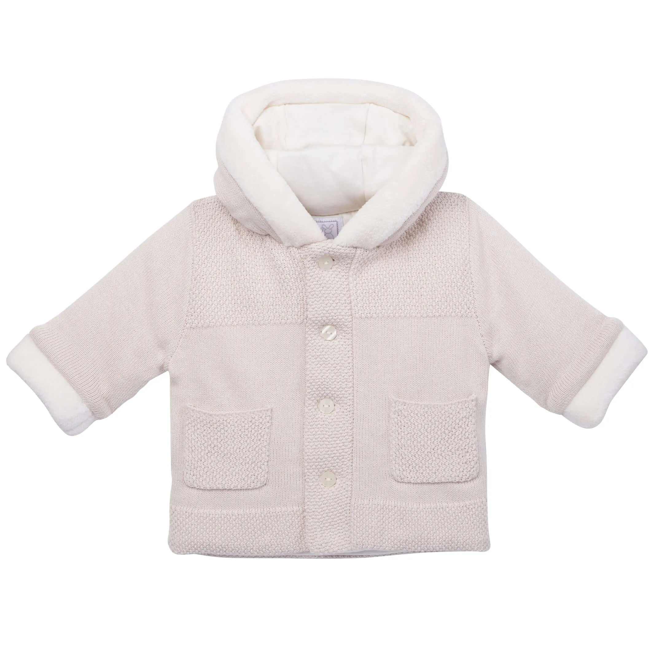 Beige Jacke für Babyjungen