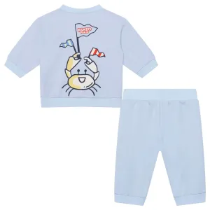 Baby Boys Blauer Krabben Jogginganzug