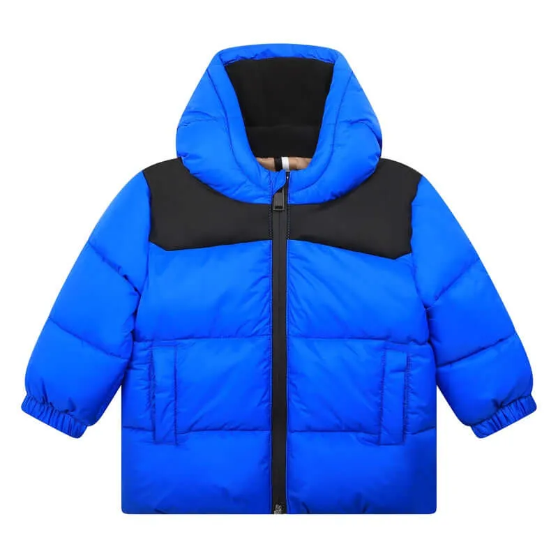 Blaue Steppjacke für Babyjungen