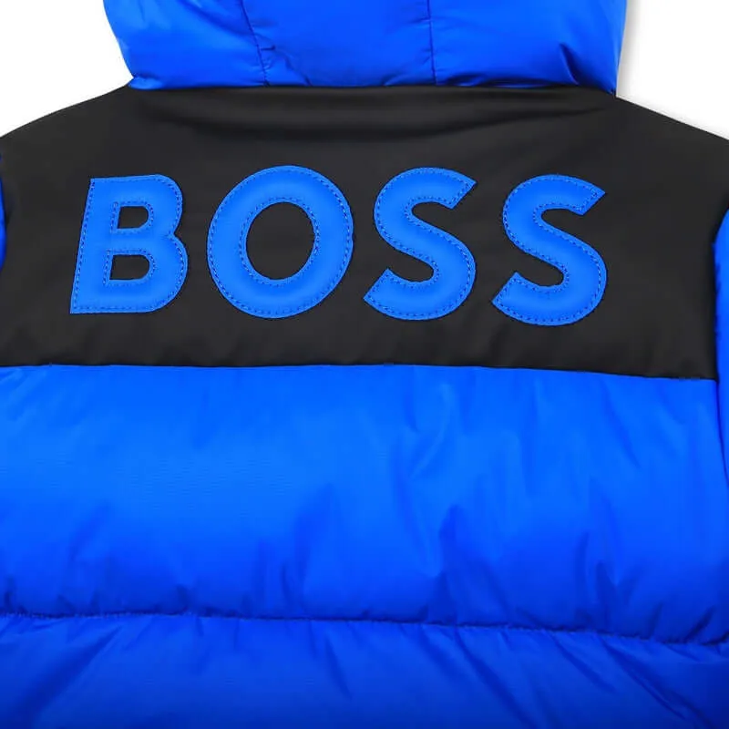 Blaue Steppjacke für Babyjungen