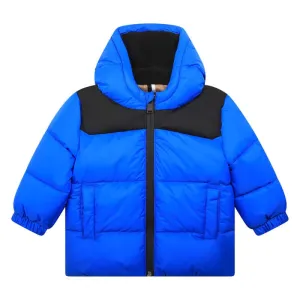 Blaue Steppjacke für Babyjungen