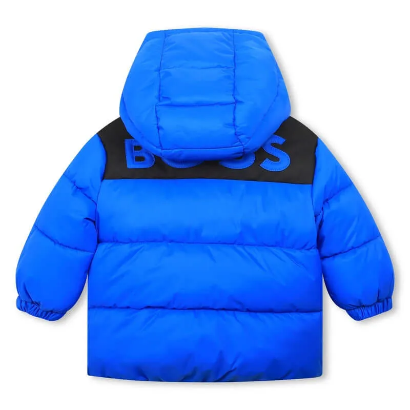 Blaue Steppjacke für Babyjungen