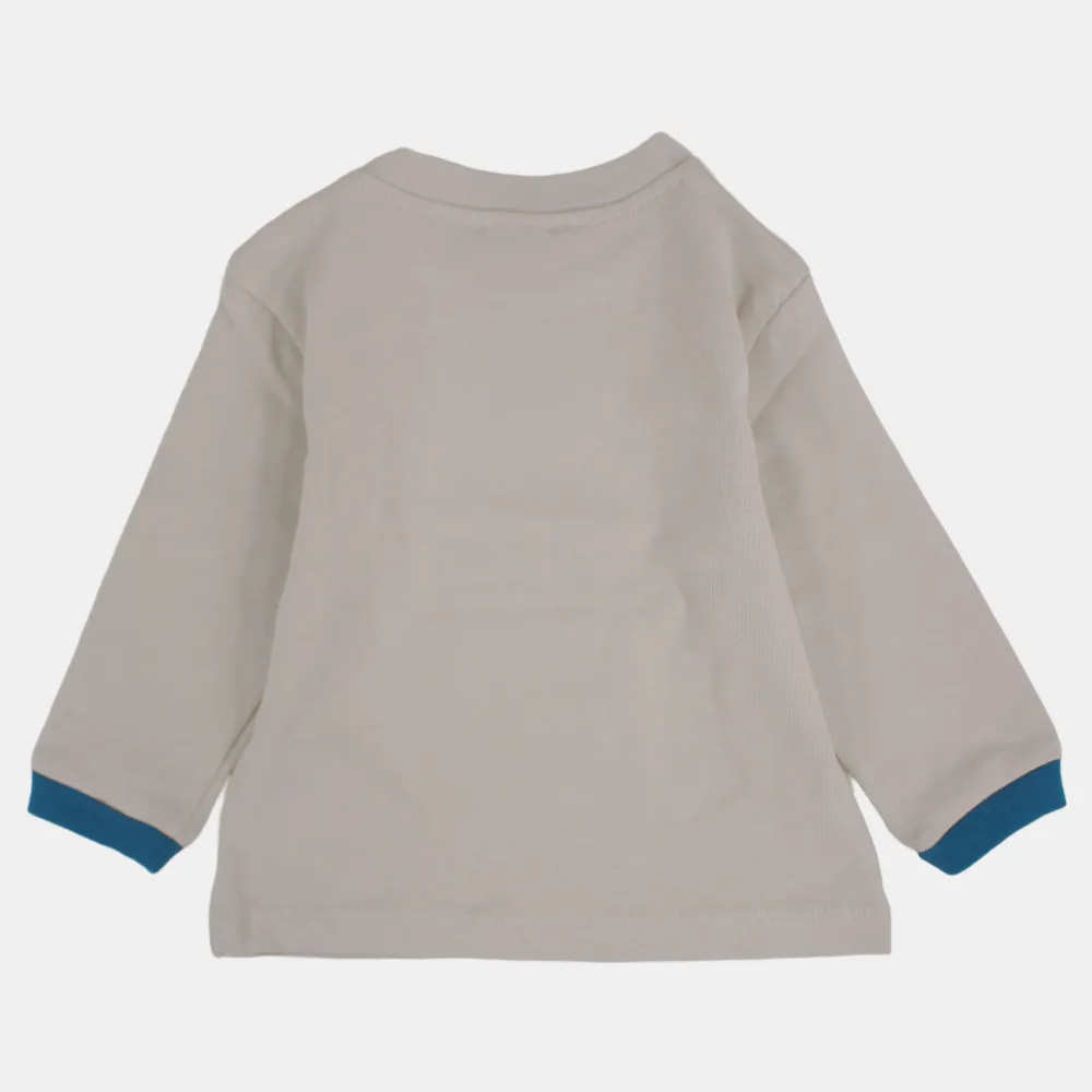 Baumwoll-Langarm-T-Shirt für Jungen
