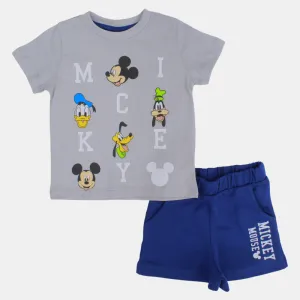 Baby Boys Baumwoll-Schlafanzug-Set – Mickey Mouse Druck