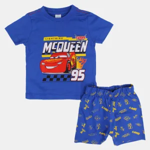 Baumwoll-Pyjama-Set für Jungen mit Auto-Print
