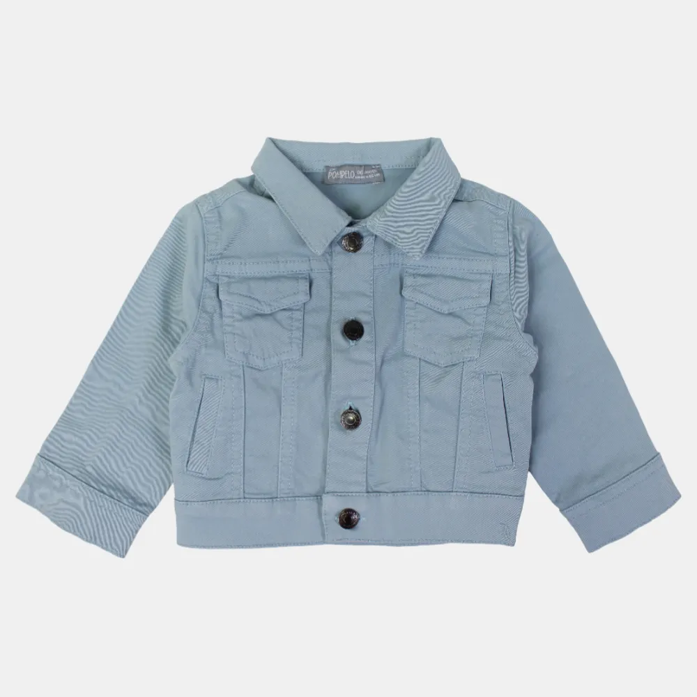 Jungen-Gabardine-Jacke mit langen Ärmeln