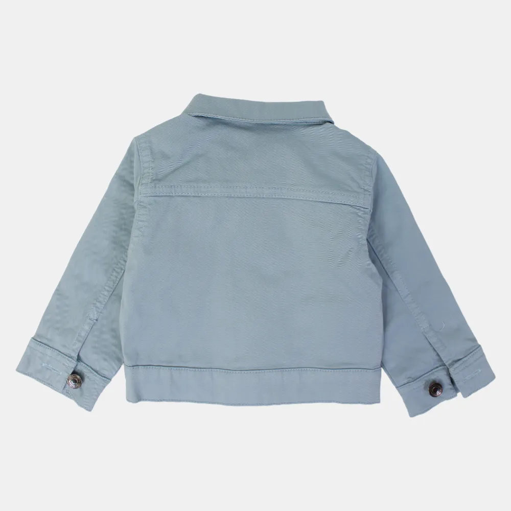 Jungen-Gabardine-Jacke mit langen Ärmeln