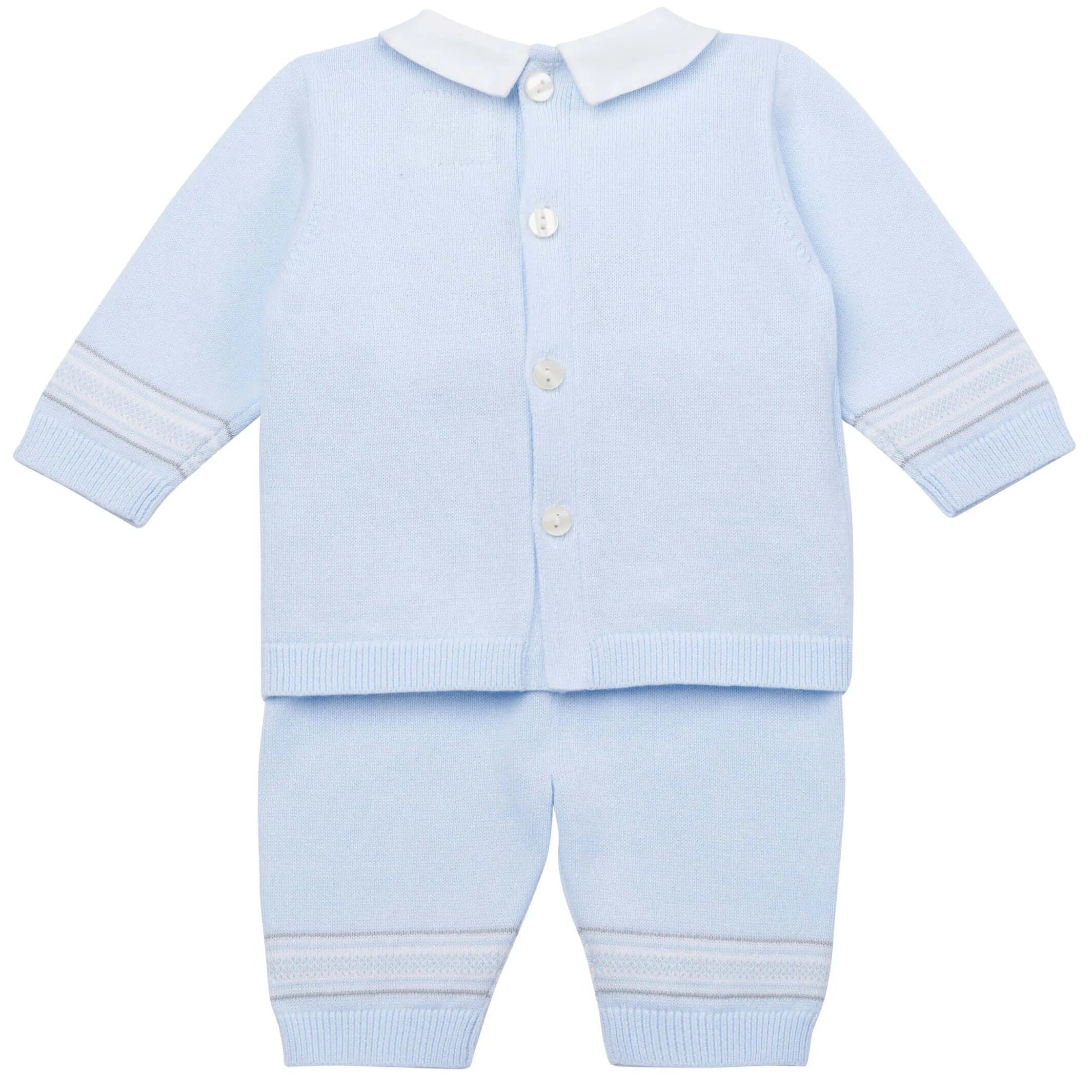 Gestrickte Babyjungen-Set