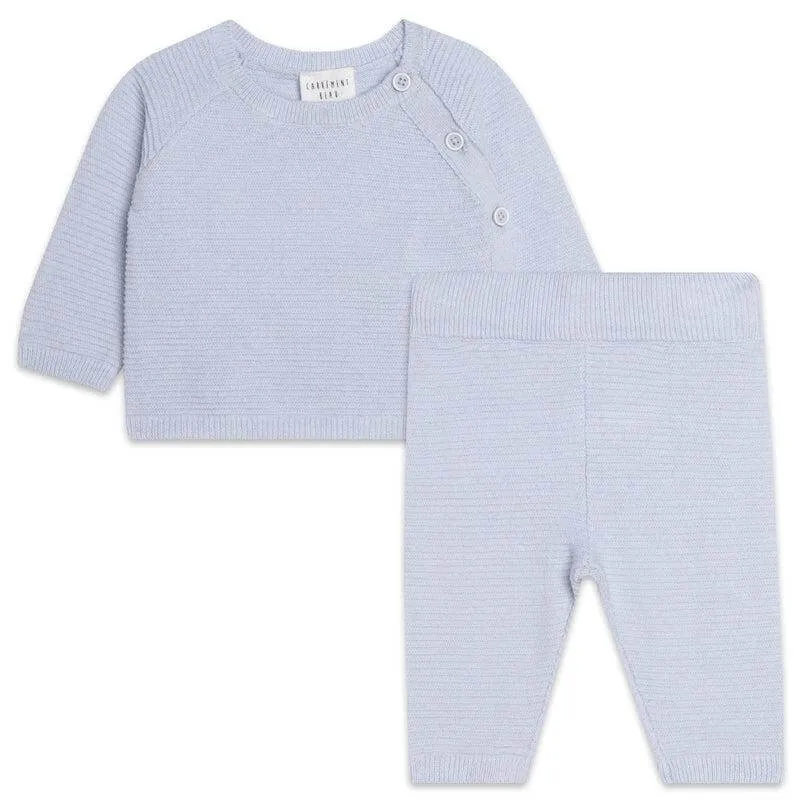Gestrickte Sweatshirt & Jogger für Babyjungen