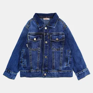 Langärmelige Denimjacke für Jungen