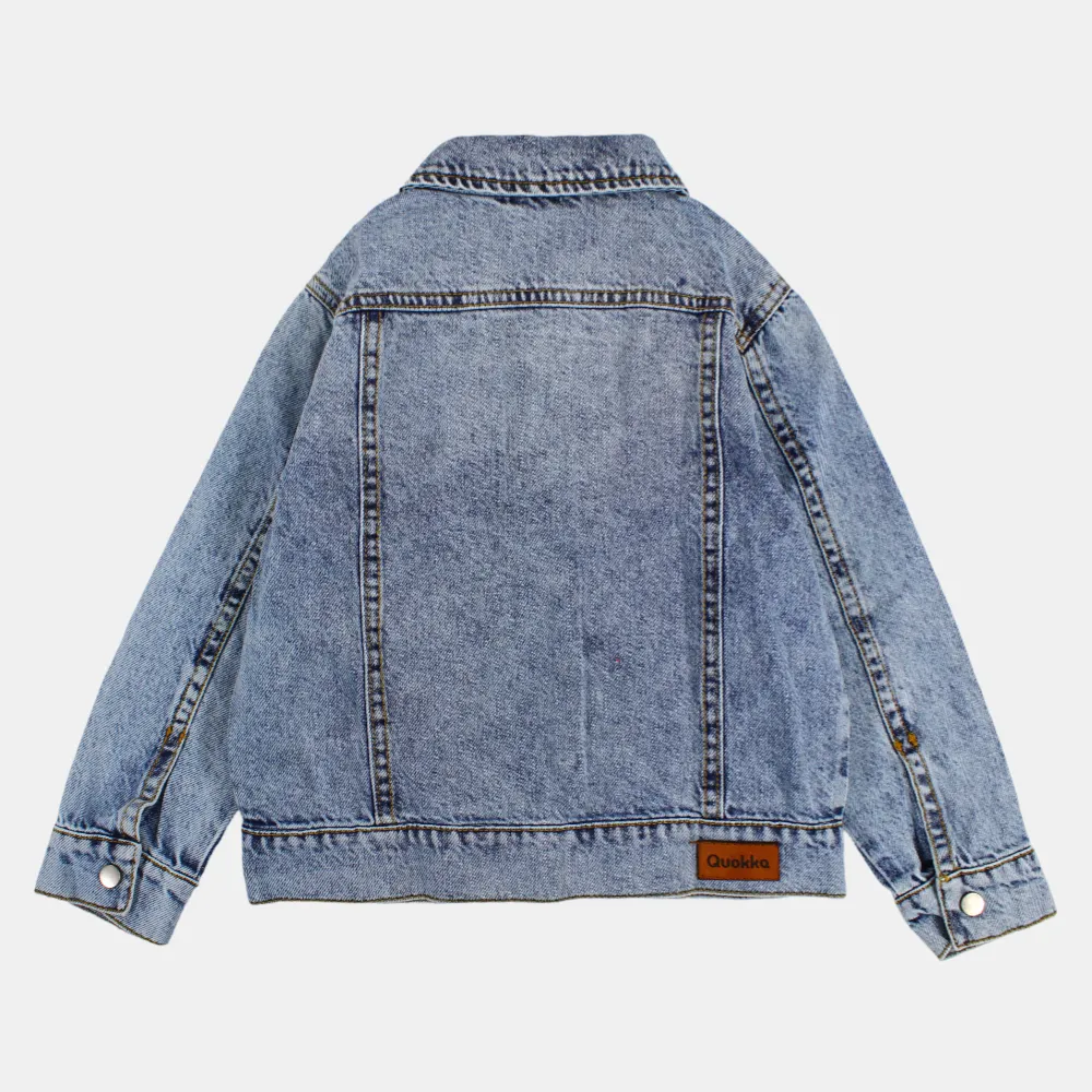Langärmelige Denimjacke für Jungen