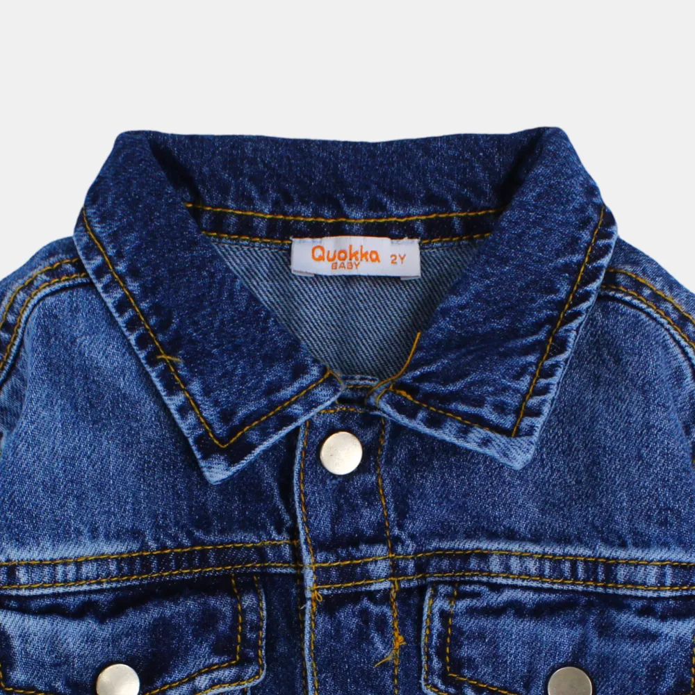 Langärmelige Denimjacke für Jungen