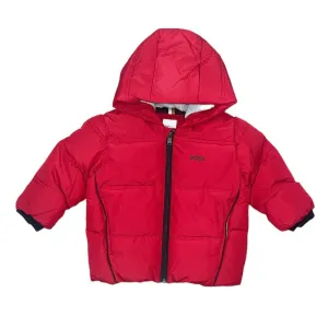 Rote Steppjacke für Babyjungen