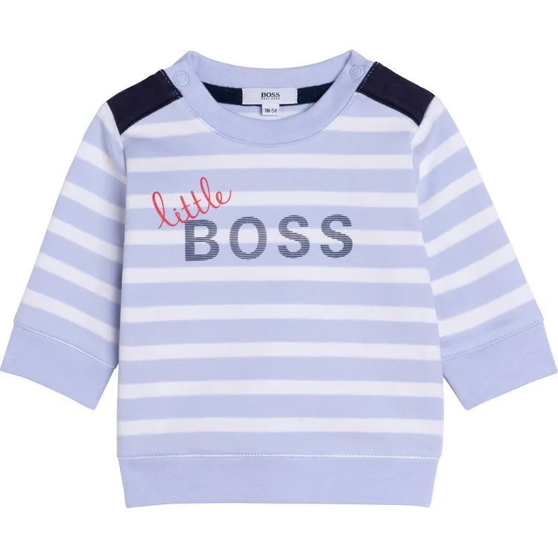 Gestreiftes Oberteil & Hose Set für Babyjungen