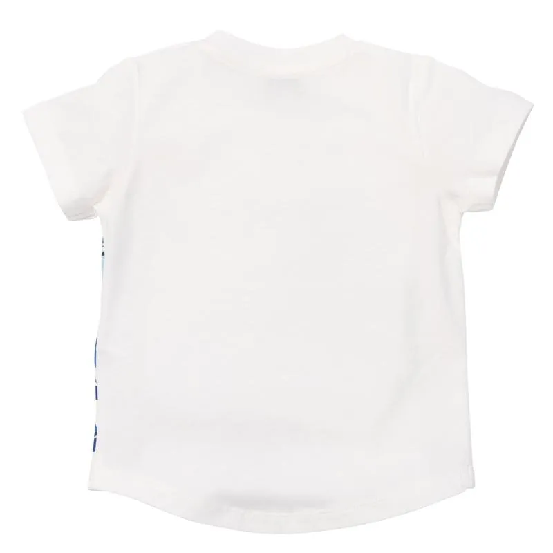 Baby Boys Weißes Elefanten T-Shirt