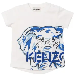 Baby Boys Weißes Elefanten T-Shirt