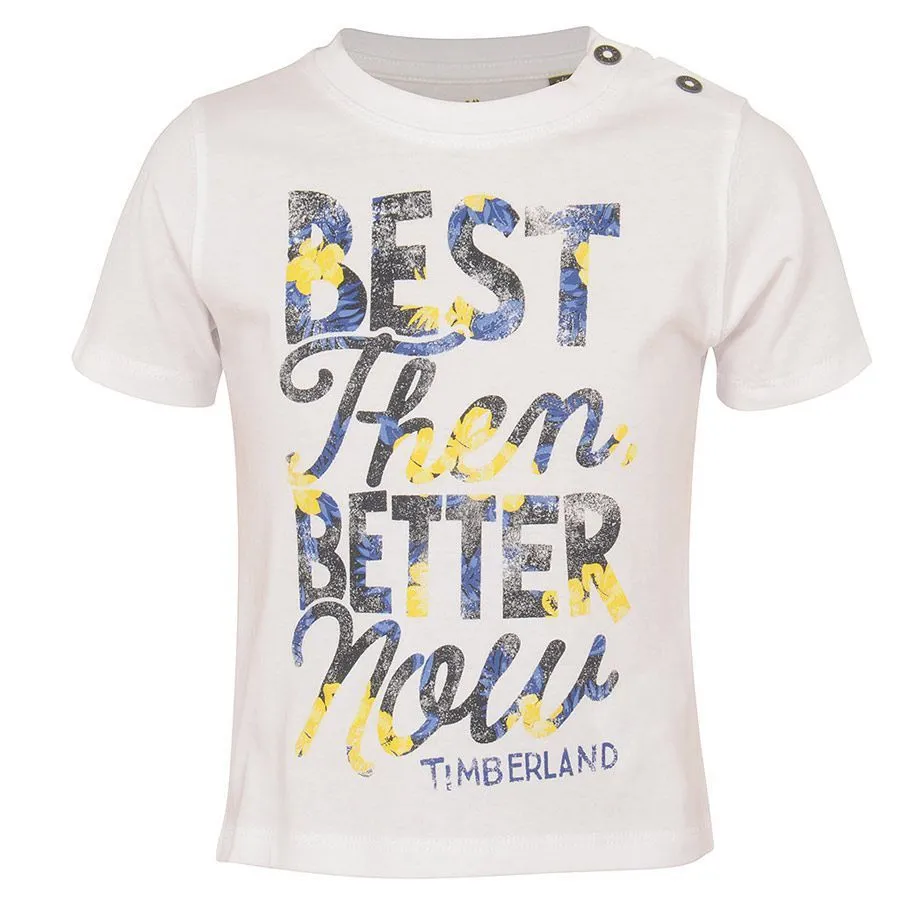 Weißes Vintage T-Shirt für Babyjungen