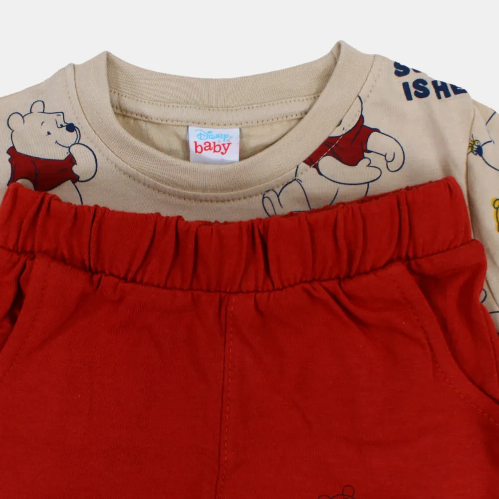 Baby Boys Winnie The Pooh Kurzarm-Baumwoll-Pyjama-Set