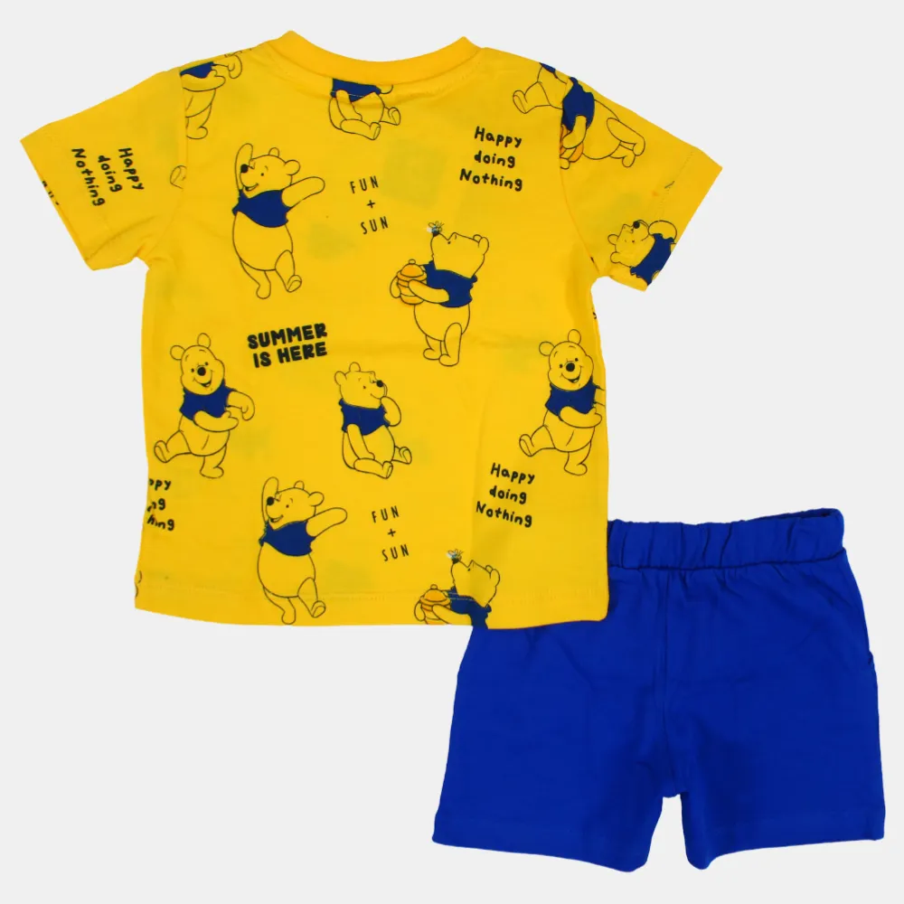Baby Boys Winnie The Pooh Kurzarm-Baumwoll-Pyjama-Set