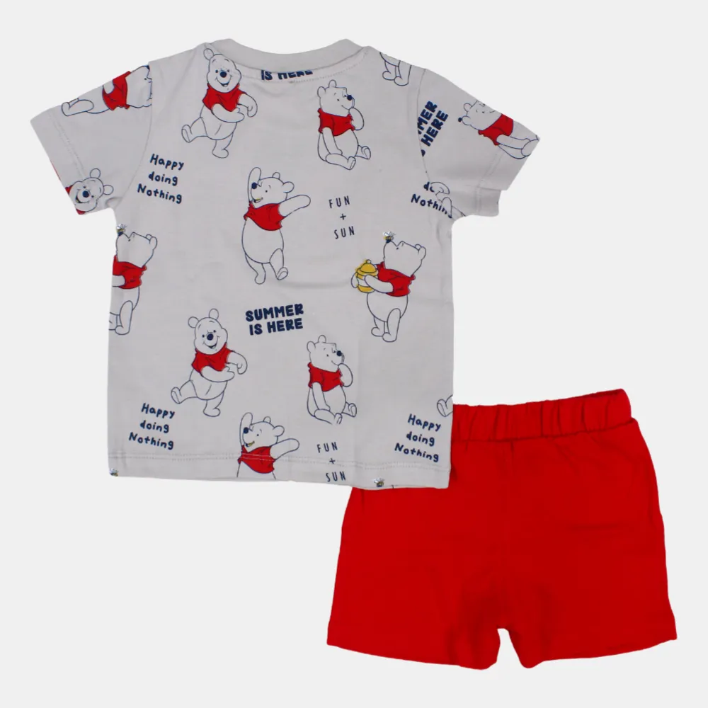 Baby Boys Winnie The Pooh Kurzarm-Baumwoll-Pyjama-Set