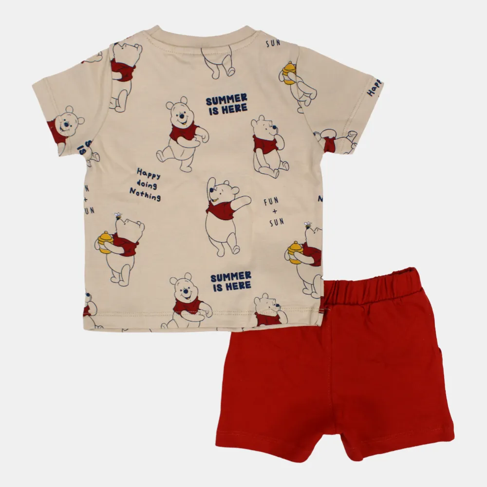 Baby Boys Winnie The Pooh Kurzarm-Baumwoll-Pyjama-Set