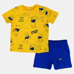 Baby Boys Winnie The Pooh Kurzarm-Baumwoll-Pyjama-Set