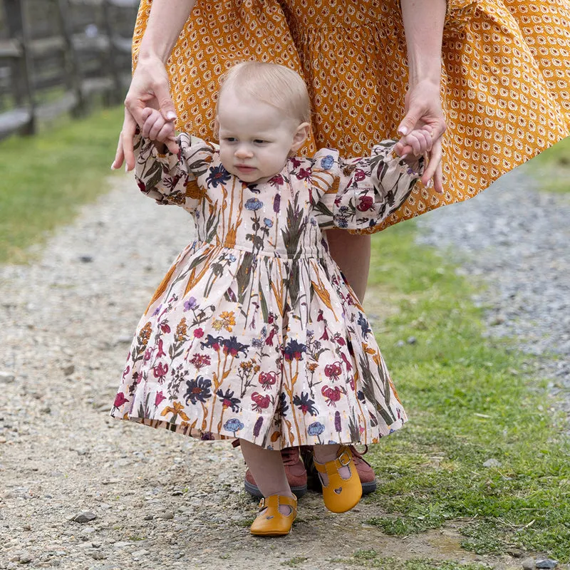 Baby Brooke Kleid-Set - Herbstblumen von Pink Chicken