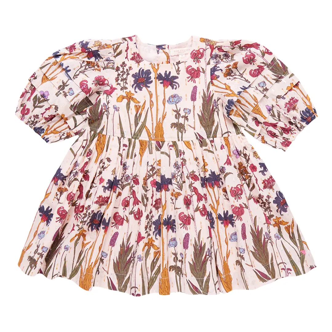 Baby Brooke Kleid-Set - Herbstblumen von Pink Chicken