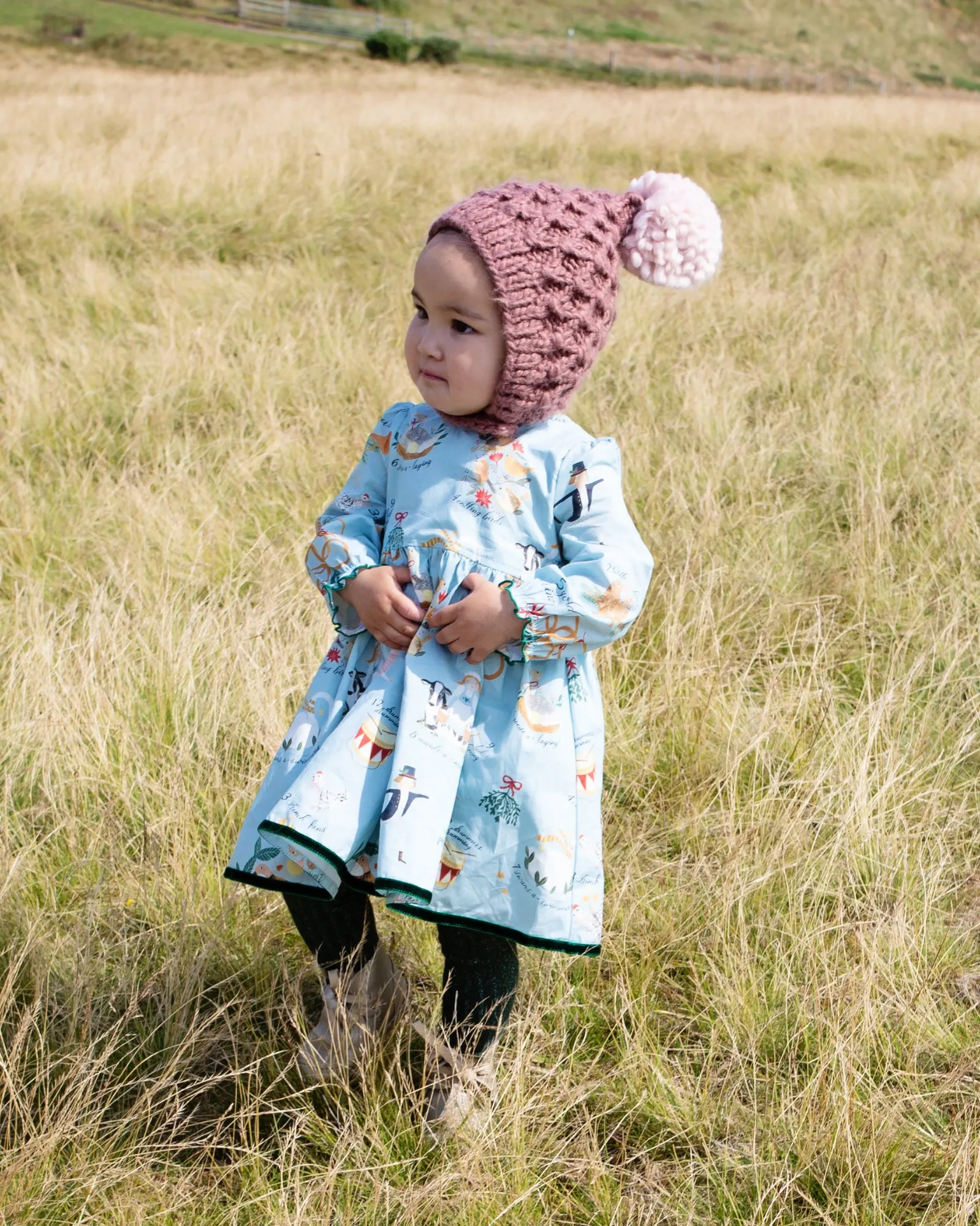 Baby Girl's Amma Kleid-Set 12 Tage Weihnachten