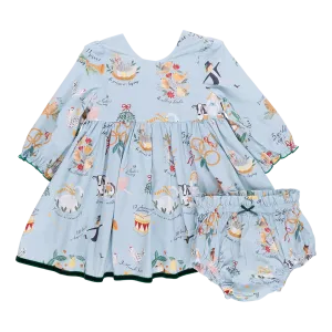 Baby Girl's Amma Kleid-Set 12 Tage Weihnachten