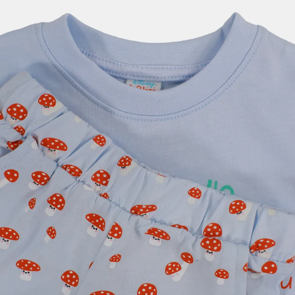 Babygirls Baumwoll-Pyjama-Set - Winnie The Pooh Design