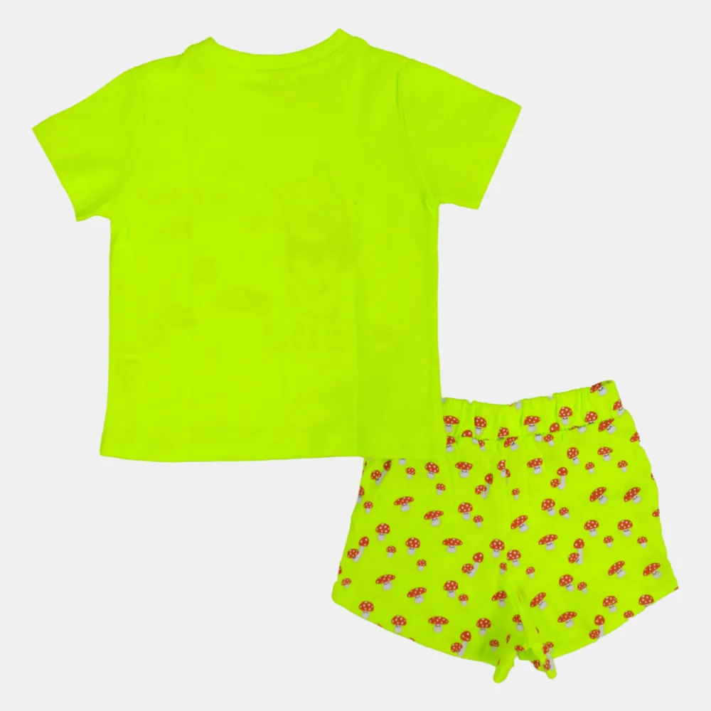 Babygirls Baumwoll-Pyjama-Set - Winnie The Pooh Design