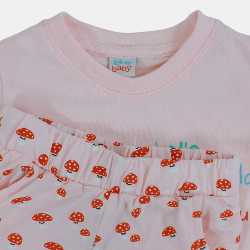 Babygirls Baumwoll-Pyjama-Set - Winnie The Pooh Design