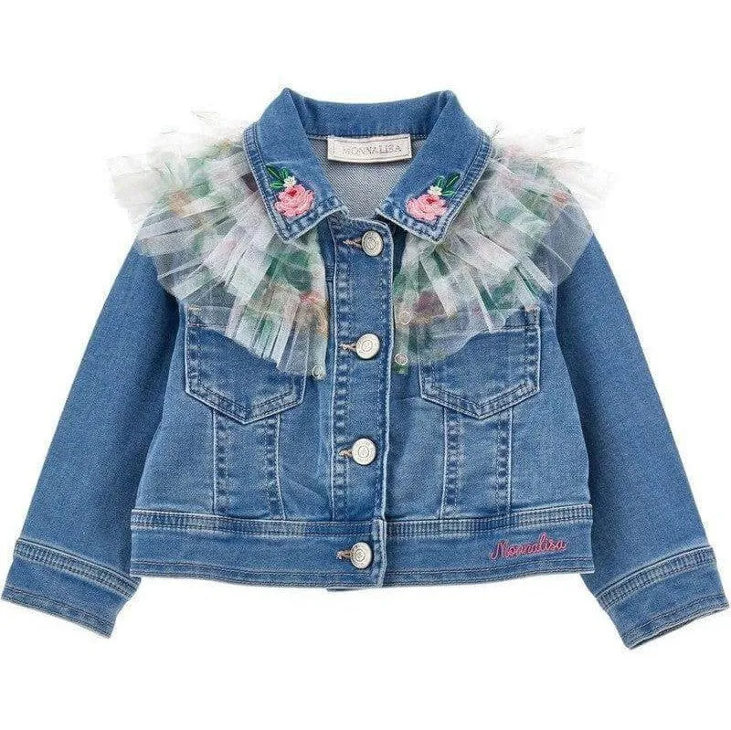 Denimjacke mit Tüll für Babygirls
